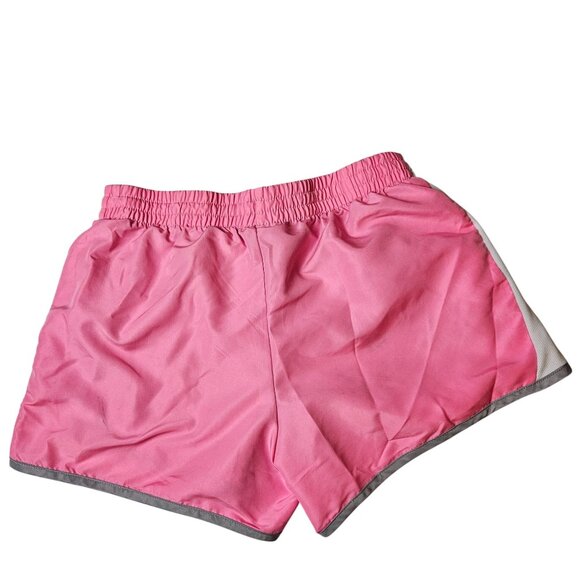 Danskin Pink & Gray Womens Running Athletic Shorts With Elastic Waistband - Picture 2 of 9